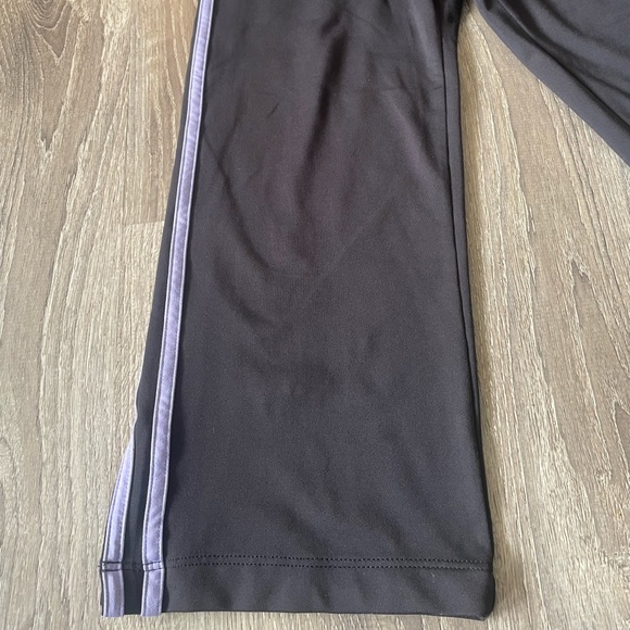 Adidas Climalite Lilac Stripe Girls Small Track Pants - Picture 2 of 7